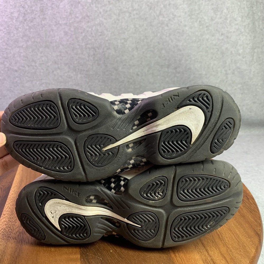 Nike Little Posite One Motorsport Foamposite Size 4Y Athletic Shoes DJ5797-100 - Picture 13 of 16